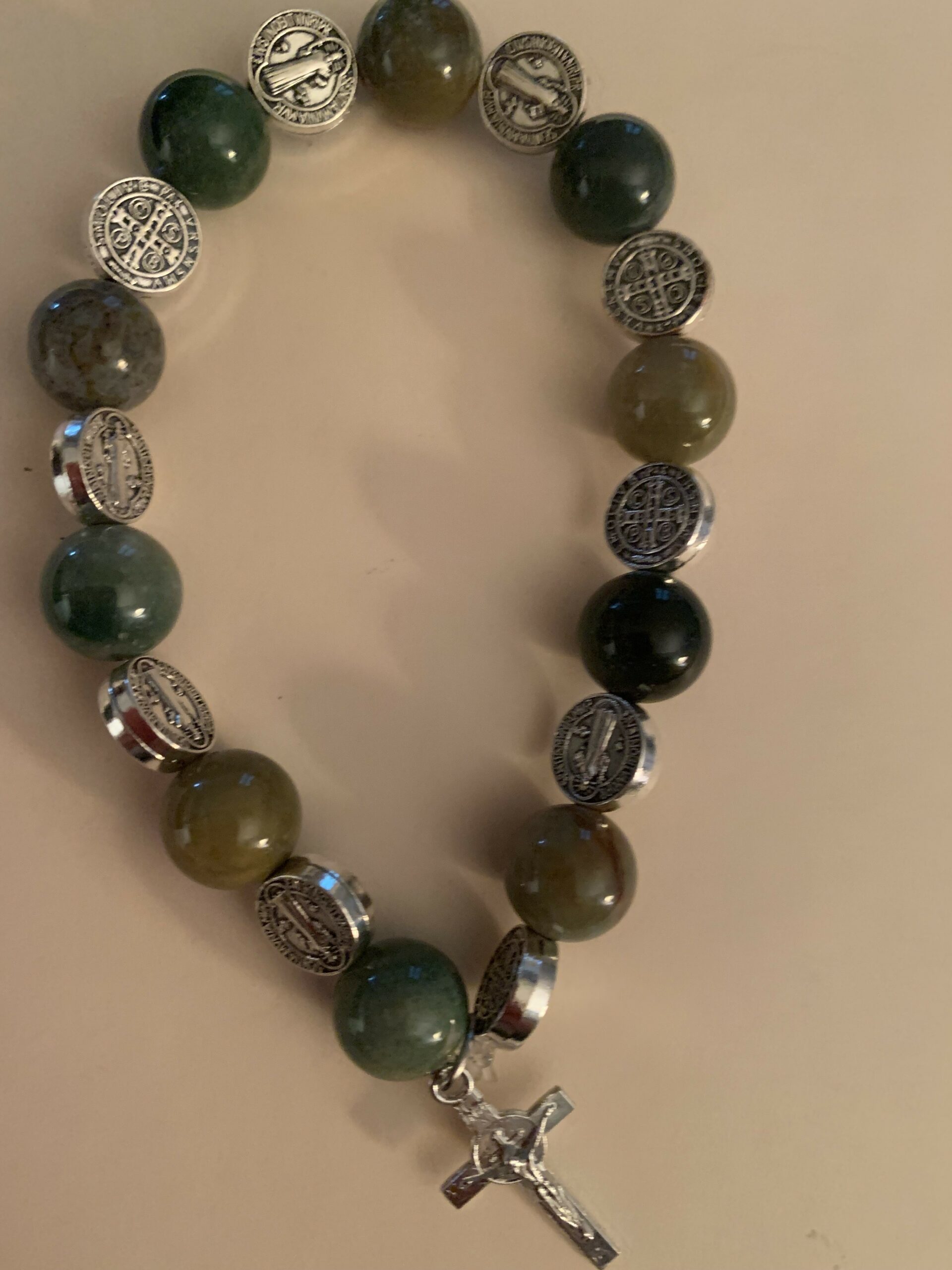 Amazon.com: MedjugorjeStoneGifts St Benedict cross pattee bracelet for  women, catholic saint medal bracelet, adjustable red cord bracelet:  Clothing, Shoes & Jewelry