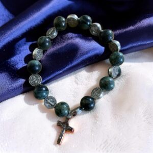 St. Benedict Blue Dot Bracelet