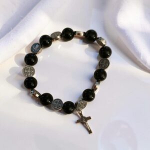 St. Benedict Black Onyx bracelet