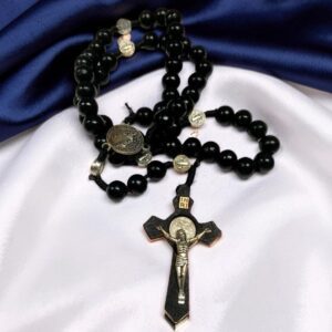 St.Benedict black-rosary
