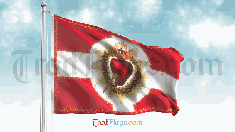 Sacred Heart Flag Wind Pole