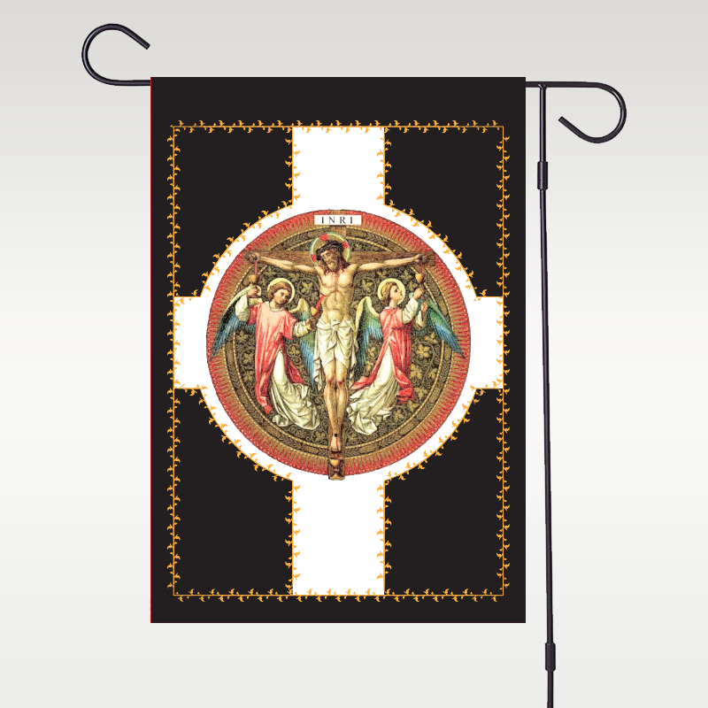 The Precious Blood of Jesus Garden Flag