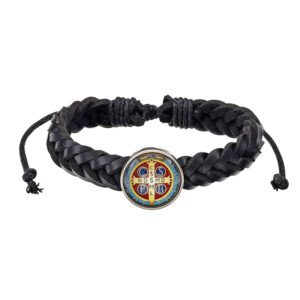 St. Benedict Braided Bracelet