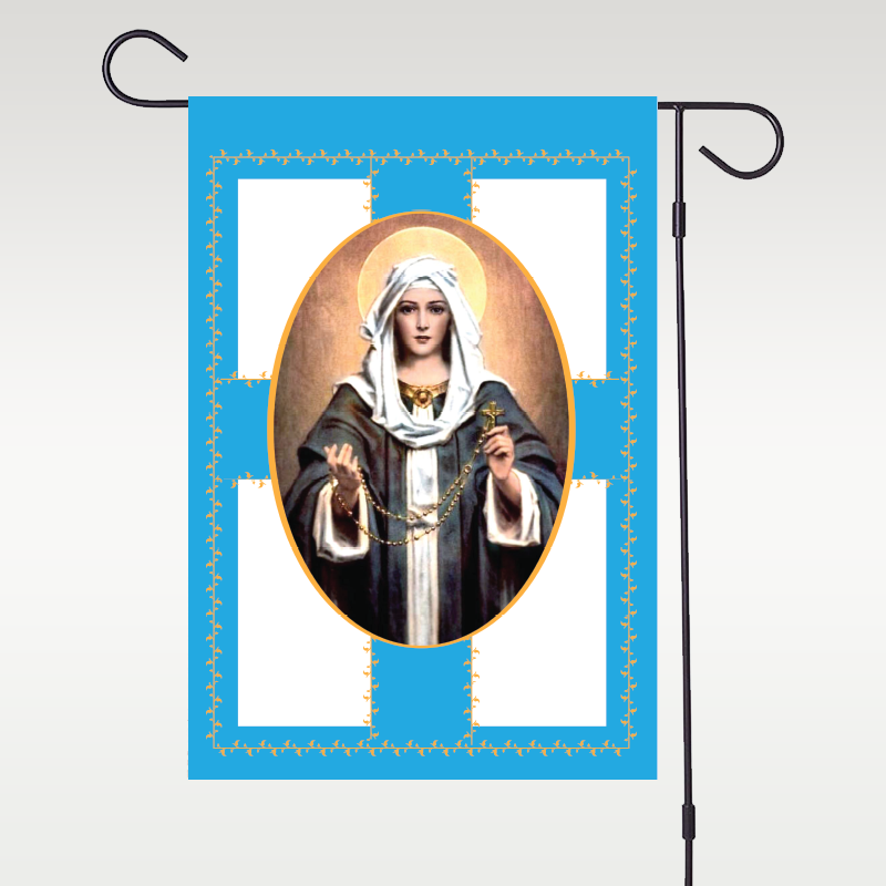 Our Lady of the Rosary Garden Flag