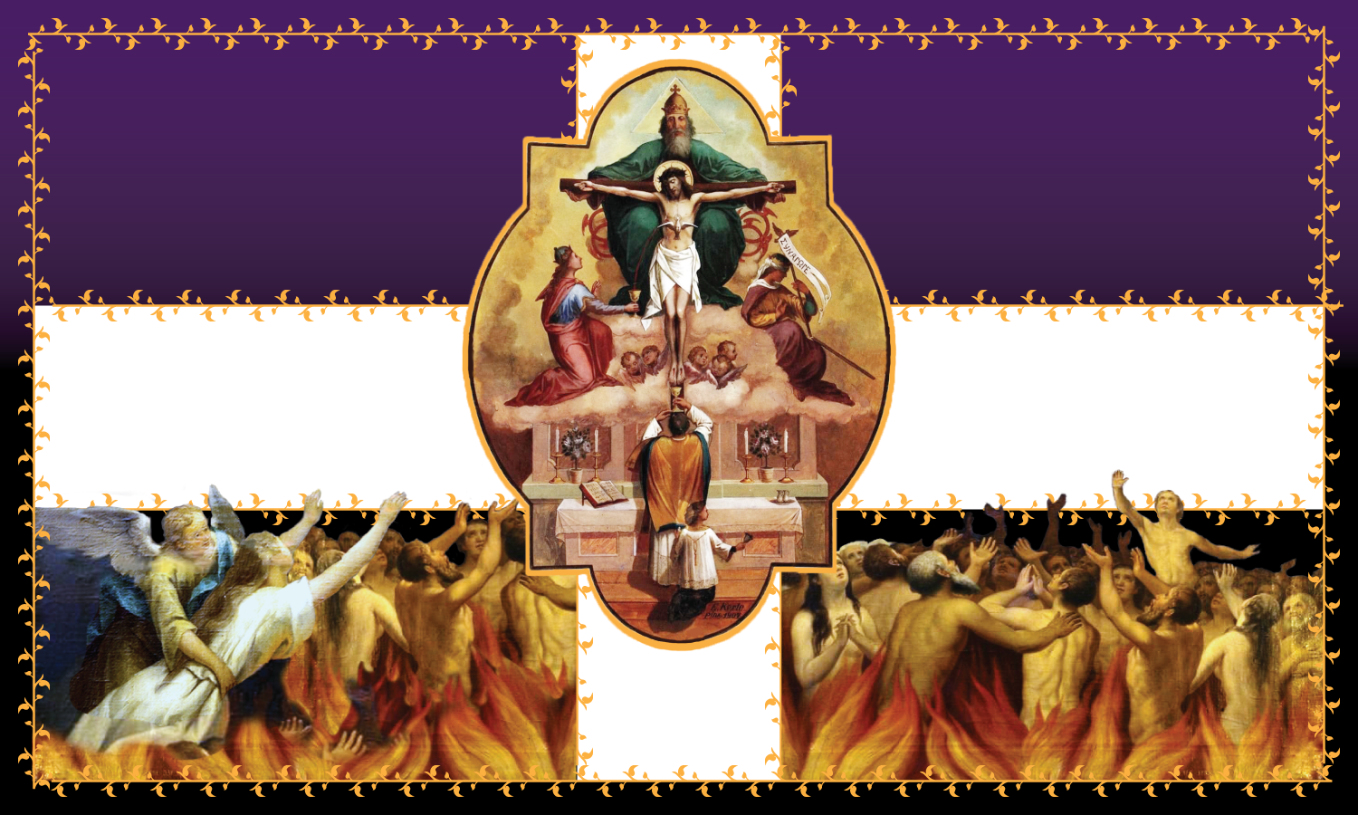 Holy Souls in Purgatory Flag